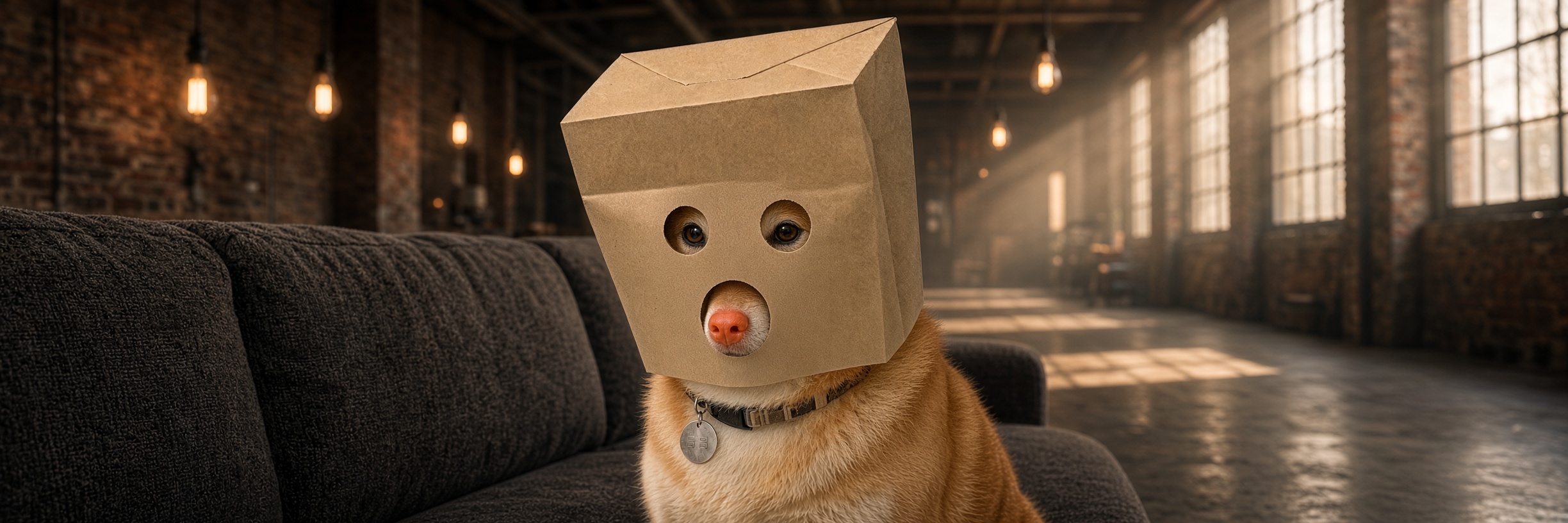 Anonnymous Dog in the loft